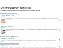 Tablet Screenshot of childdevelopmenttechniques.blogspot.com