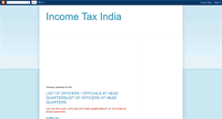 Desktop Screenshot of incometaxrule.blogspot.com
