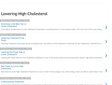 Tablet Screenshot of lowering-high-cholesterol.blogspot.com
