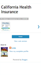 Mobile Screenshot of calhealthinsure.blogspot.com