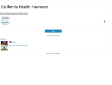 Tablet Screenshot of calhealthinsure.blogspot.com