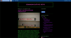 Desktop Screenshot of communicativekeys.blogspot.com