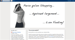 Desktop Screenshot of parcequunshopping.blogspot.com