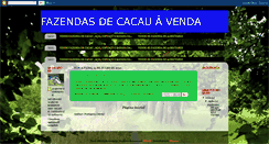 Desktop Screenshot of fazendasdecacauvenda.blogspot.com