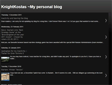 Tablet Screenshot of knightkostas.blogspot.com