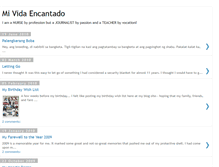 Tablet Screenshot of mi-vida-encantado.blogspot.com