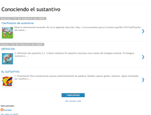 Tablet Screenshot of conociendoelsustantivo.blogspot.com