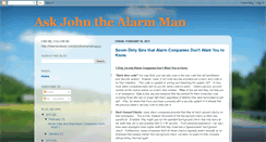 Desktop Screenshot of johnthealarmman.blogspot.com