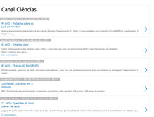 Tablet Screenshot of canalciencias.blogspot.com