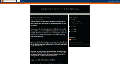 Desktop Screenshot of gentrys-in-oklahoma.blogspot.com