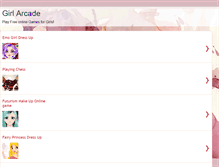 Tablet Screenshot of girlarcade.blogspot.com