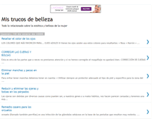 Tablet Screenshot of mistrucosdebelleza.blogspot.com