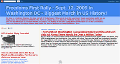 Desktop Screenshot of freedomsfirstrally.blogspot.com