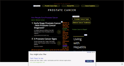 Desktop Screenshot of cancer-of-prostate.blogspot.com