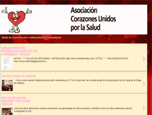 Tablet Screenshot of blogcorazonesunidos.blogspot.com