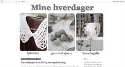 Desktop Screenshot of minehverdager.blogspot.com