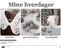 Tablet Screenshot of minehverdager.blogspot.com