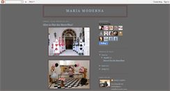 Desktop Screenshot of mariamoderna.blogspot.com