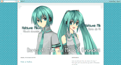 Desktop Screenshot of diario-de-miku.blogspot.com