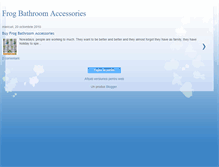 Tablet Screenshot of frogbathroomaccessories.blogspot.com