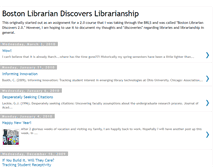 Tablet Screenshot of bostonlibrarian.blogspot.com