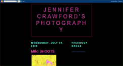 Desktop Screenshot of jennifercrawfordsphotography.blogspot.com