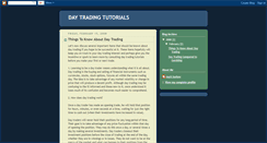 Desktop Screenshot of daytradingtutorialswork.blogspot.com