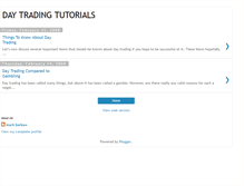 Tablet Screenshot of daytradingtutorialswork.blogspot.com