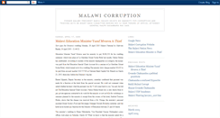 Desktop Screenshot of malawicorruption.blogspot.com