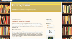 Desktop Screenshot of currency-crisis.blogspot.com