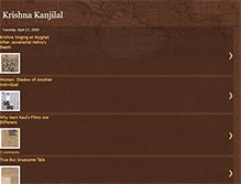 Tablet Screenshot of krishnakanjilal.blogspot.com