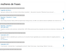 Tablet Screenshot of mulheresdefrases.blogspot.com