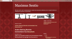 Desktop Screenshot of max-sentio.blogspot.com