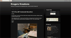 Desktop Screenshot of krugerskreations.blogspot.com