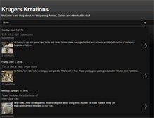 Tablet Screenshot of krugerskreations.blogspot.com