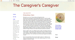 Desktop Screenshot of caregiver2caregiver.blogspot.com
