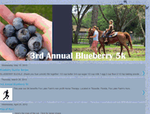 Tablet Screenshot of blueberryrun.blogspot.com