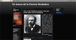 Desktop Screenshot of ciencia-creacionista.blogspot.com