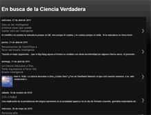 Tablet Screenshot of ciencia-creacionista.blogspot.com