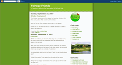 Desktop Screenshot of fairwayfriends.blogspot.com