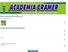 Tablet Screenshot of academiacramer.blogspot.com