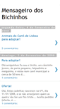 Mobile Screenshot of mensageiro-dos-bichinhos.blogspot.com