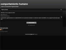 Tablet Screenshot of luis-comportamientohumano.blogspot.com