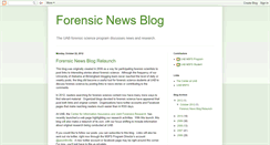 Desktop Screenshot of forensicnews.blogspot.com