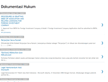 Tablet Screenshot of dokumentasihukum.blogspot.com