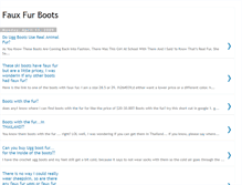 Tablet Screenshot of faux-fur-boots.blogspot.com