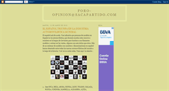 Desktop Screenshot of foro-opinionsacapartidodotcom.blogspot.com