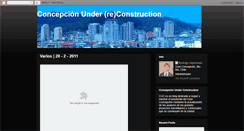 Desktop Screenshot of concepcionunderconstruction.blogspot.com