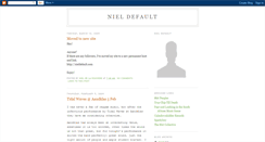 Desktop Screenshot of nieldefault.blogspot.com