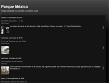 Tablet Screenshot of miparquemexico.blogspot.com